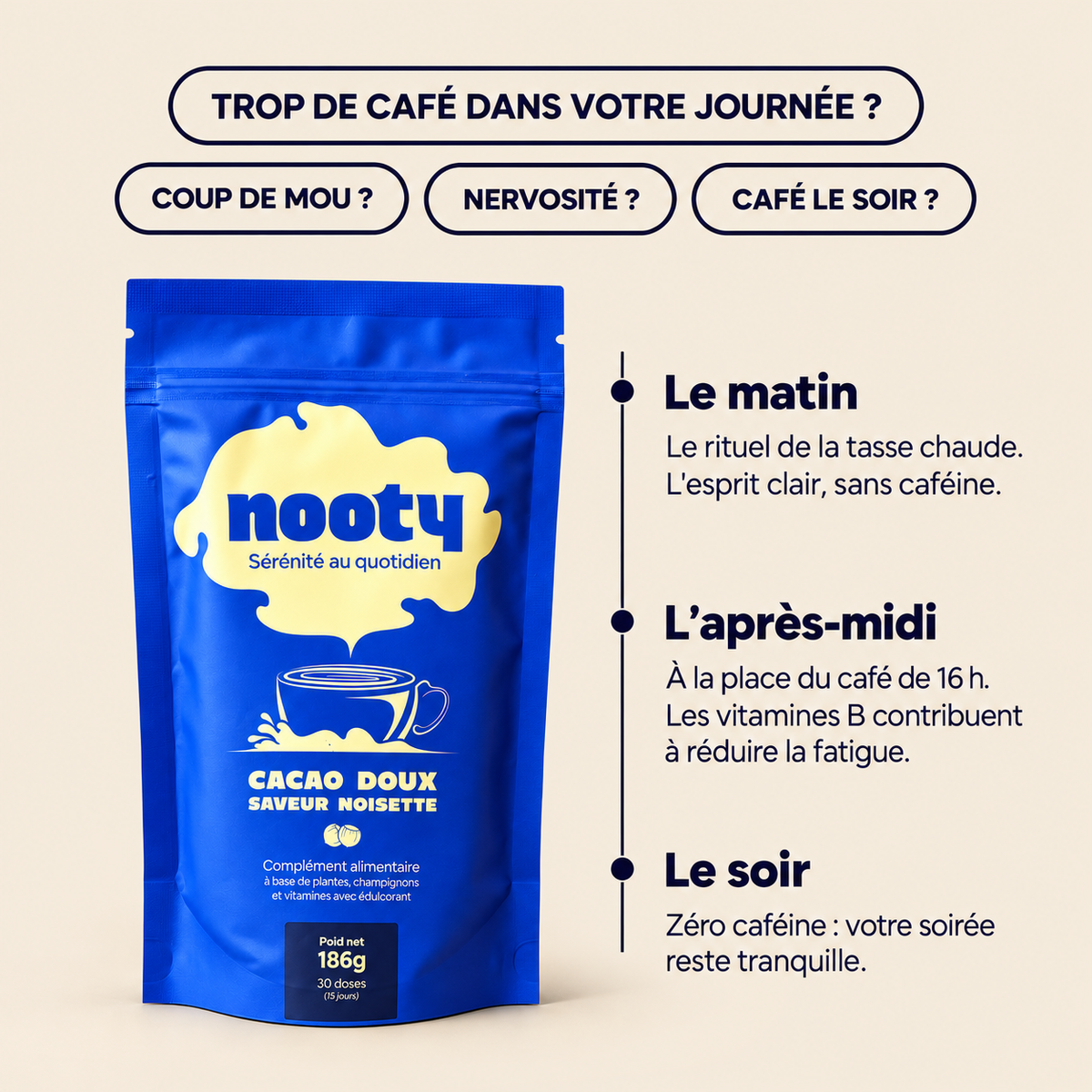 L'alternative au café sans caféine — Nooty